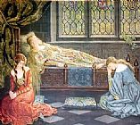 Tuscany Beauty II Paintings - Sleeping Beauty by John Collier